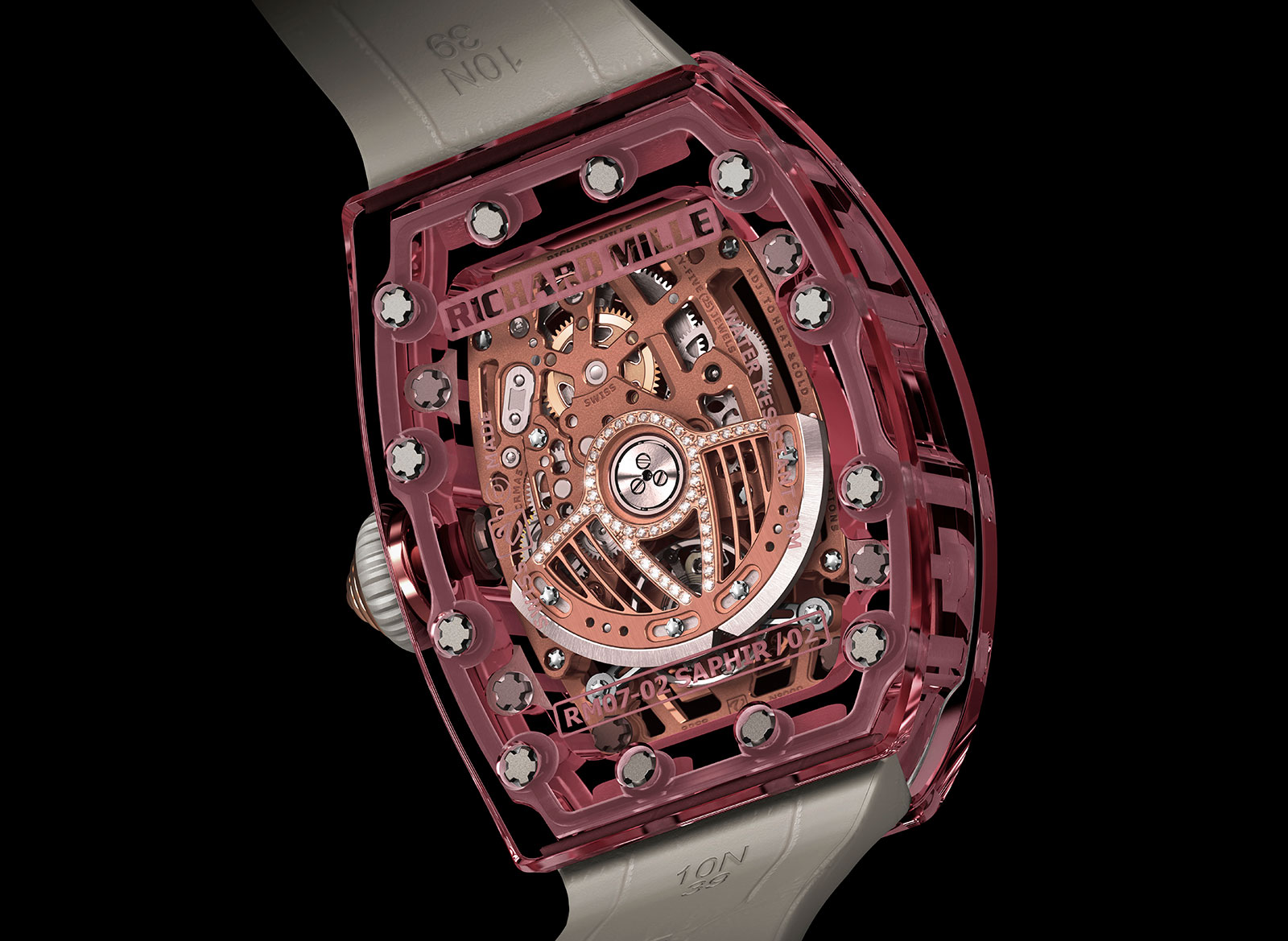 Richard Mille RM 07-02 Pink Lady Sapphire 1