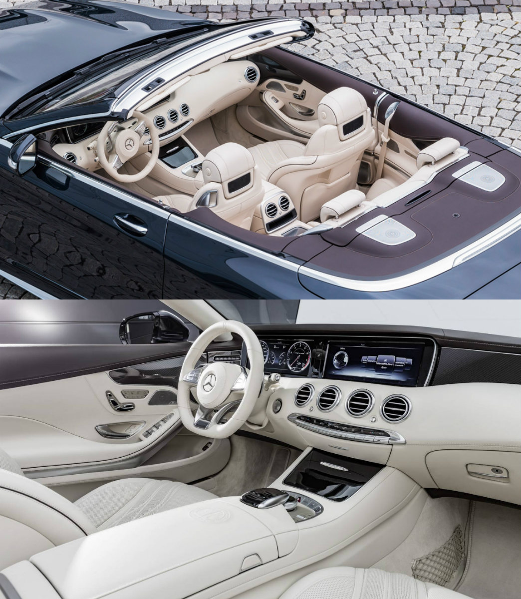 S 65 Mercedes Cabriolet interior 2016