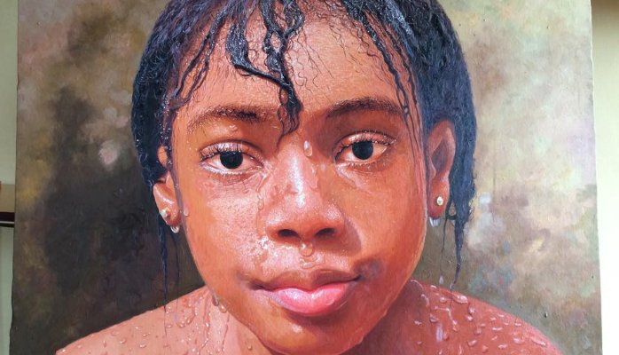 Photo Credit: Oresegun Olumide Nigerian Artist - Oil Canvass 