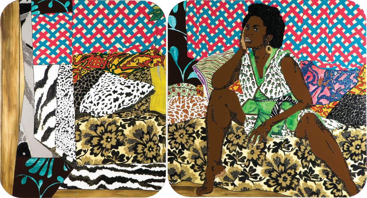 Lux Afrique, Mickalene Thamas, Art Fine 
