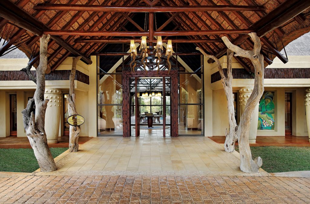 The entrance of the residence that is a part of the Mantis Collection.